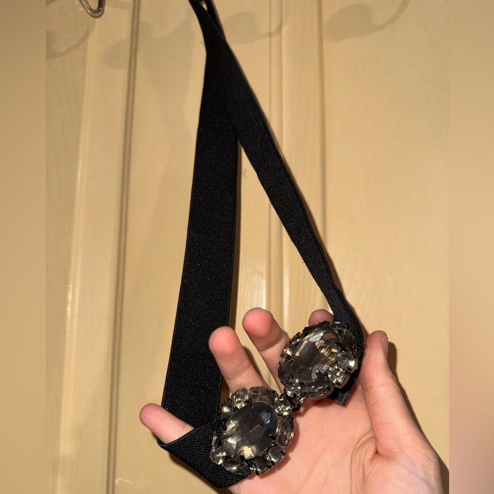 Band belt bejeweled